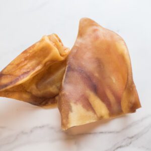 5 Pig Ears Dried Pig Ear is a great treat for your dog