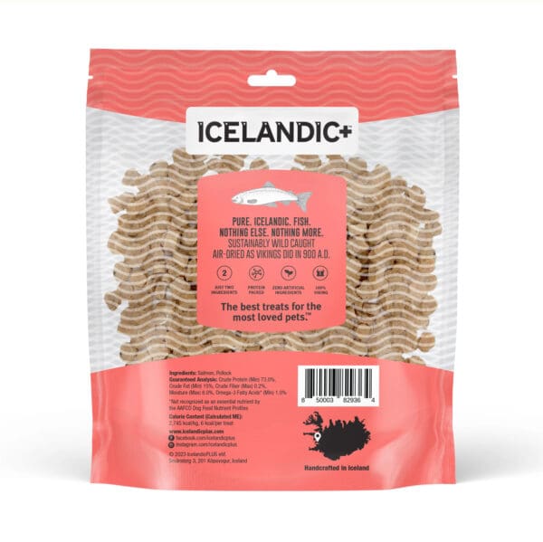 A bag of icelandic + fish food